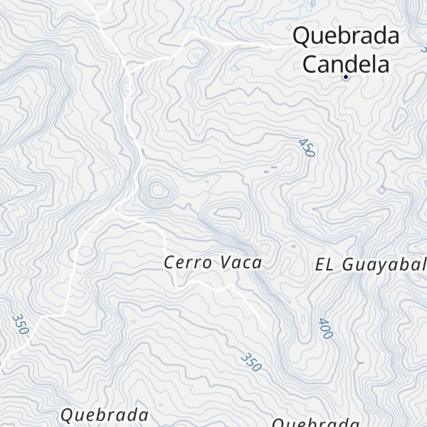 Map of Cerro Vaca