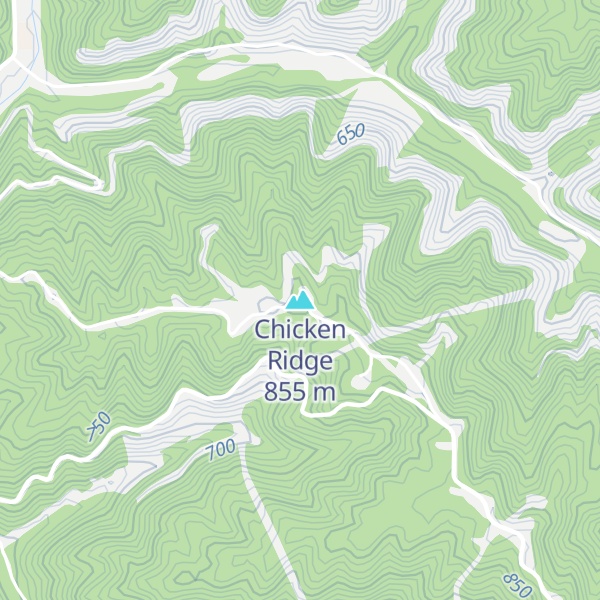 Map of Chicken Ridge