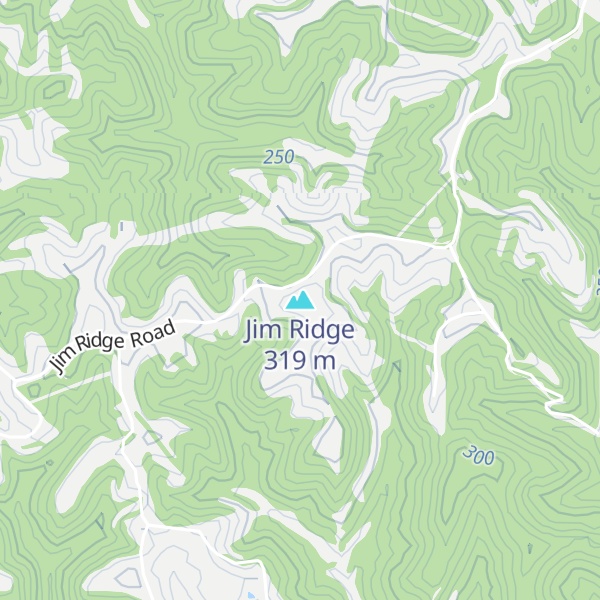 Map of Jim Ridge