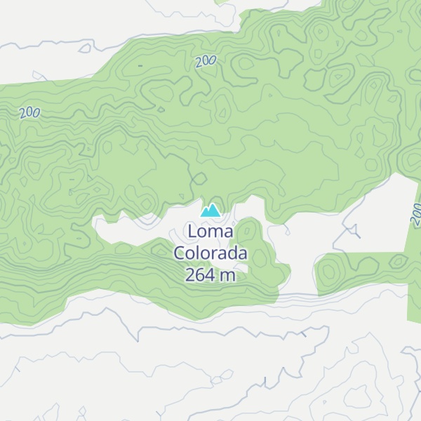 Map of Loma Colorada