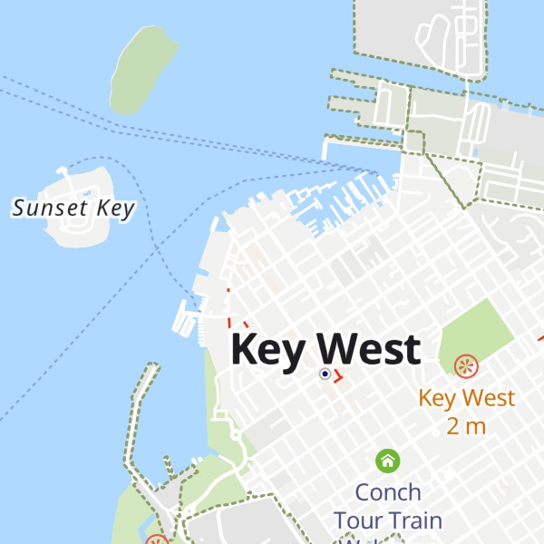 Map of Key West Chamber of Commerce