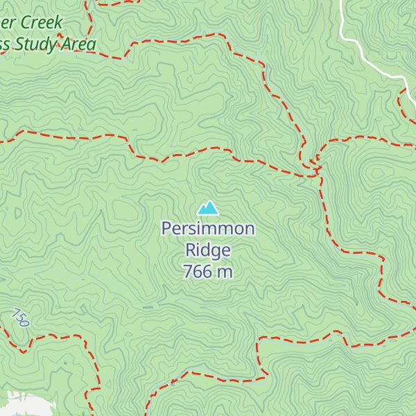 Map of Persimmon Ridge
