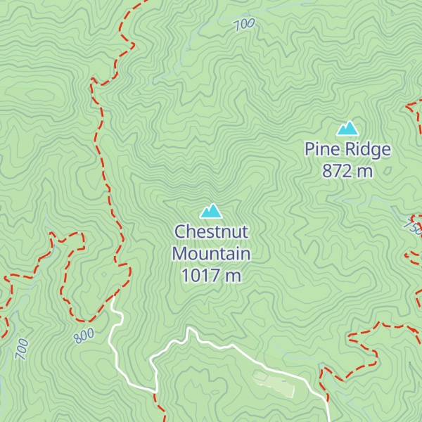 Map of Chestnut Mountain