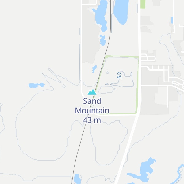 Map of Sand Mountain
