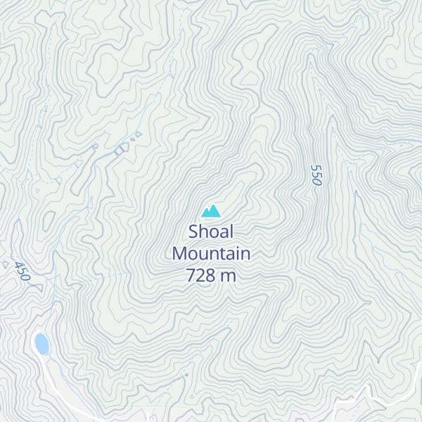 Map of Shoal Mountain