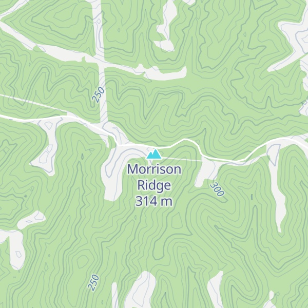 Map of Morrison Ridge