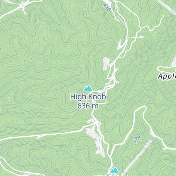 Map of High Knob