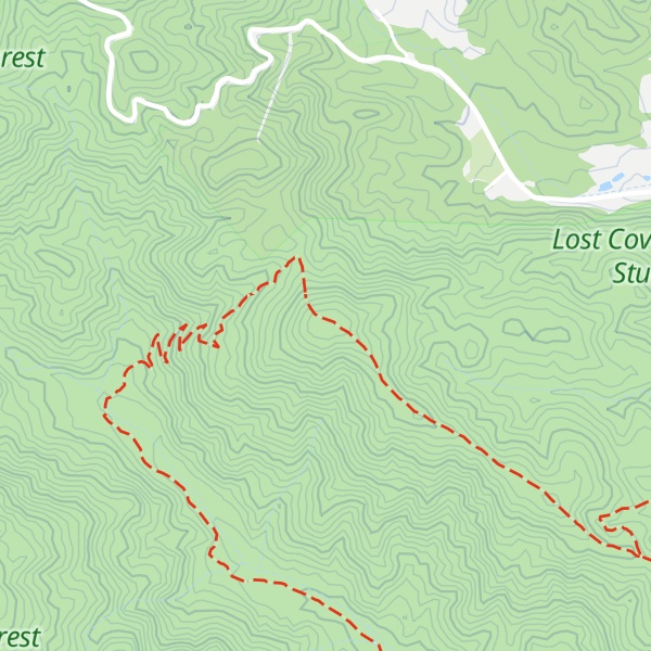 Map of Bee Mountain