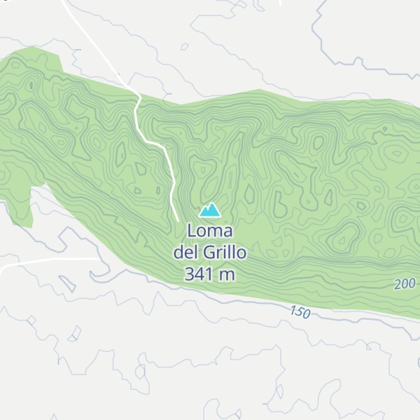 Map of Loma del Grillo