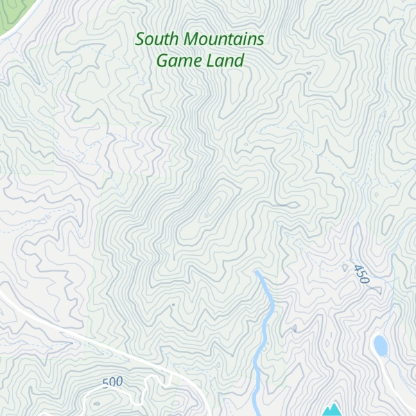 Map of South Mountain
