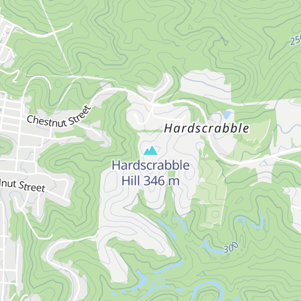 Map of Hardscrabble Hill