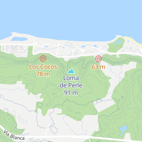 Map of Loma de Perle