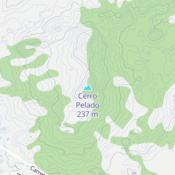 Map of Cerro Pelado