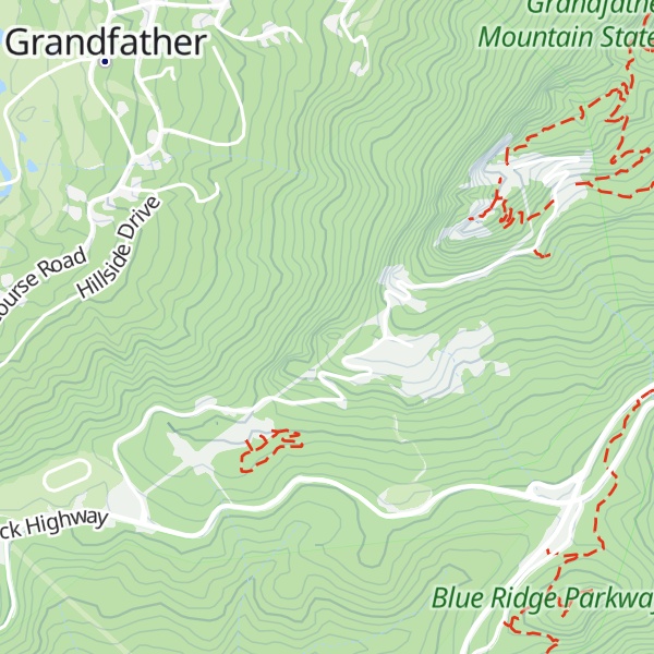 Map of Linville Bluffs