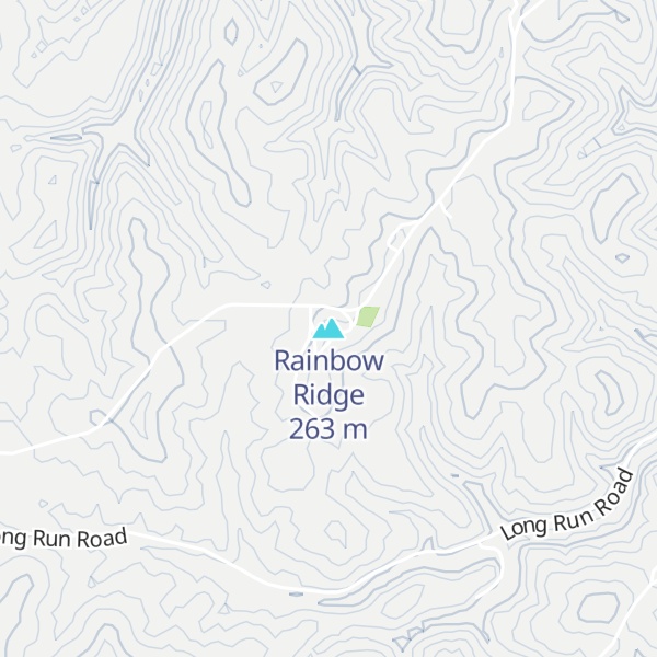 Map of Rainbow Ridge