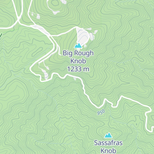 Map of Rattlesnake Cliffs