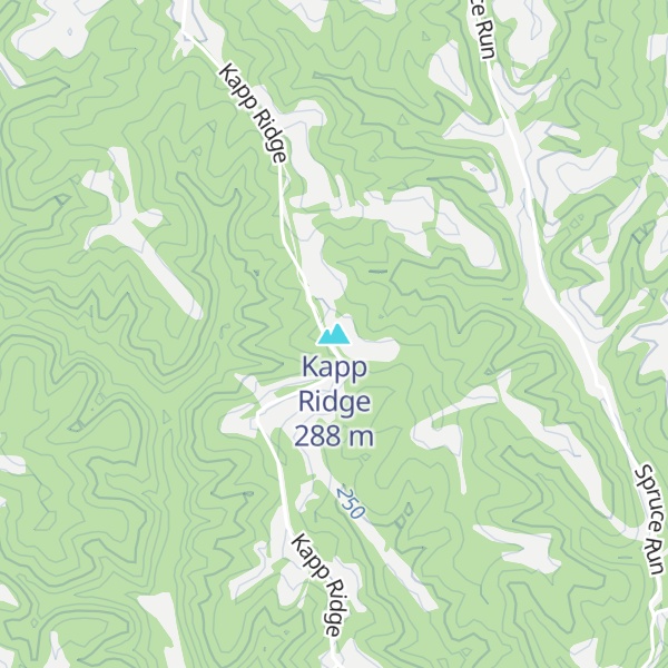 Map of Kapp Ridge