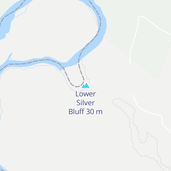 Map of Lower Silver Bluff