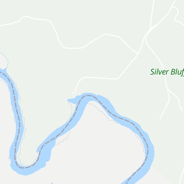 Map of Silver Bluff