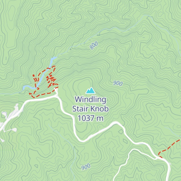 Map of Windling Stair Knob