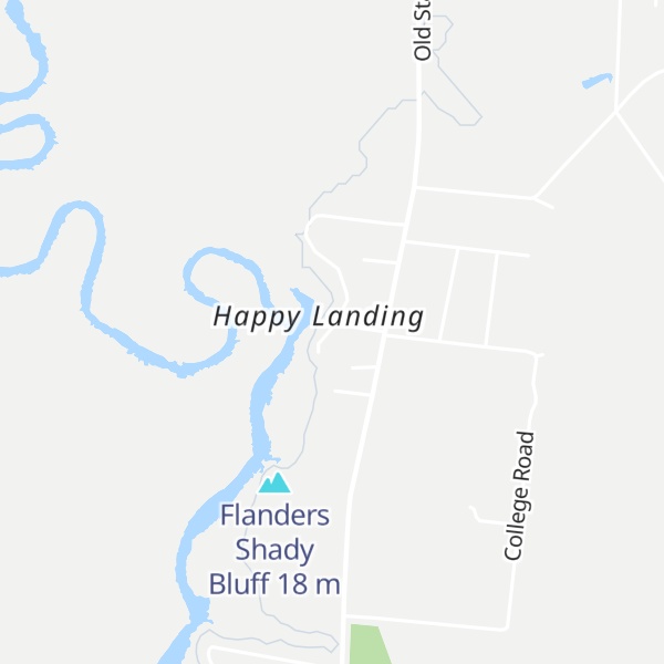 Map of Lord King Bluff