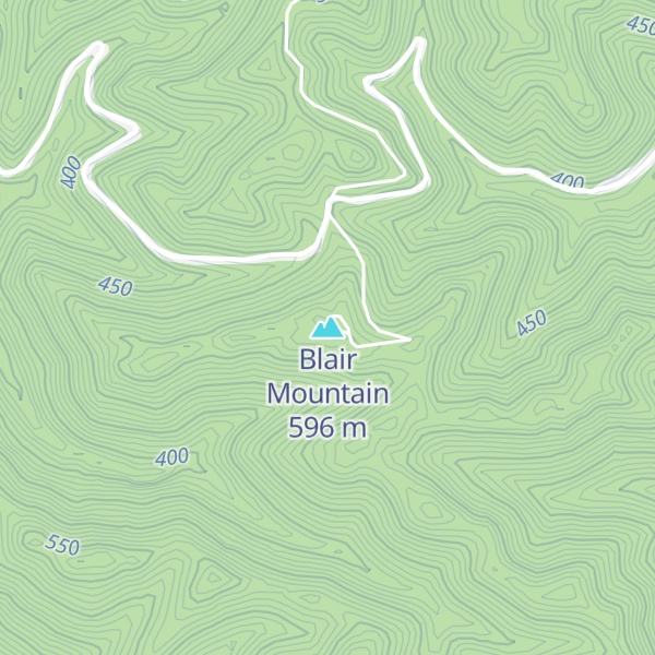 Map of Blair Mountain