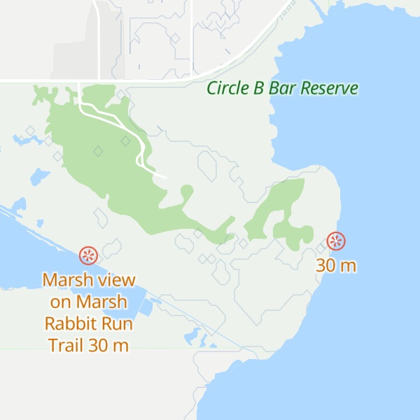 Map of Polk's Nature Discovery Center
