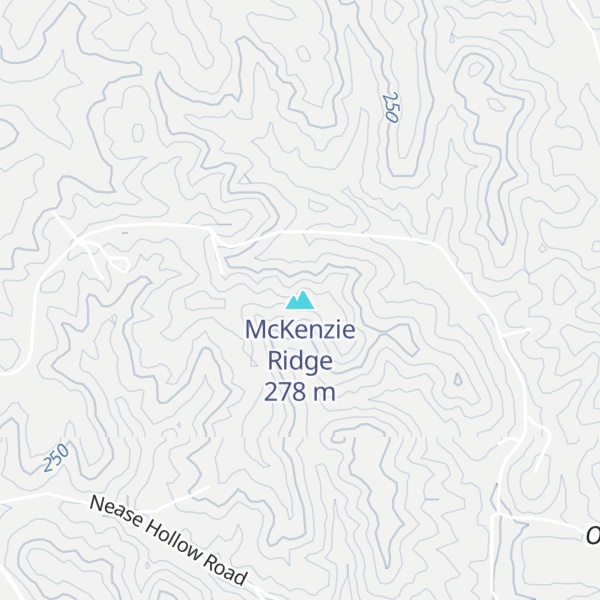 Map of McKenzie Ridge
