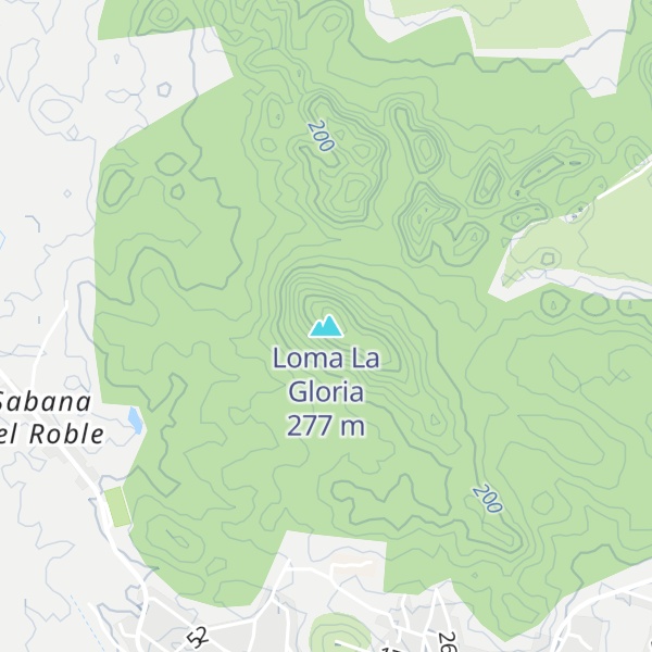 Map of Loma La Gloria