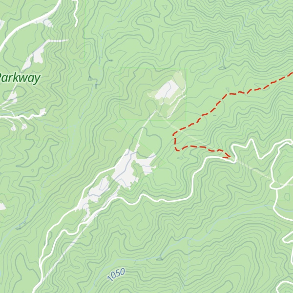 Map of Big Lost Cove Ridge