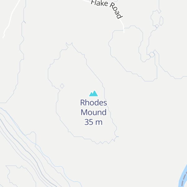 Map of Rhodes Mound