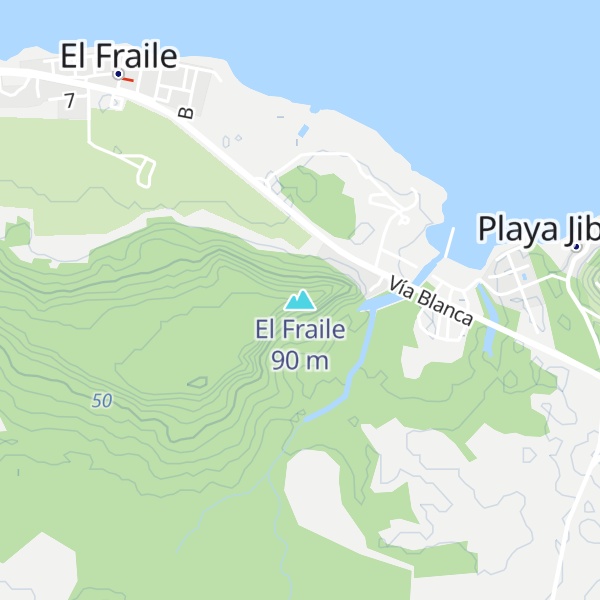 Map of El Fraile