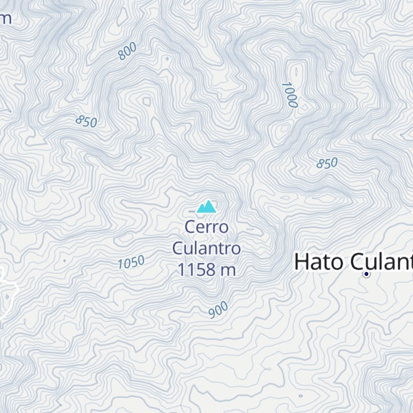 Map of Cerro Culantro