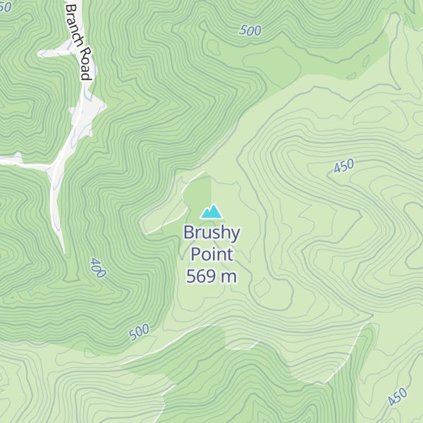 Map of Brushy Point