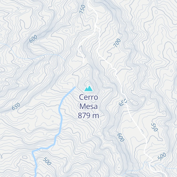 Map of Cerro Mesa