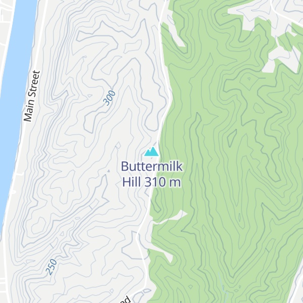 Map of Buttermilk Hill