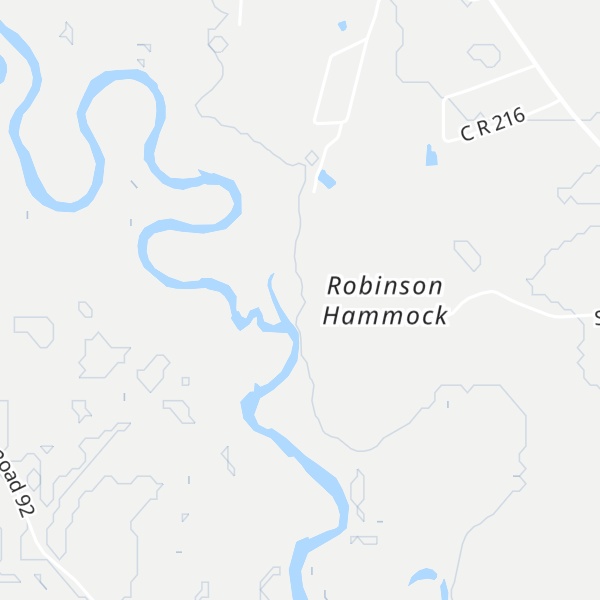 Map of Robinson Hammock Bluff