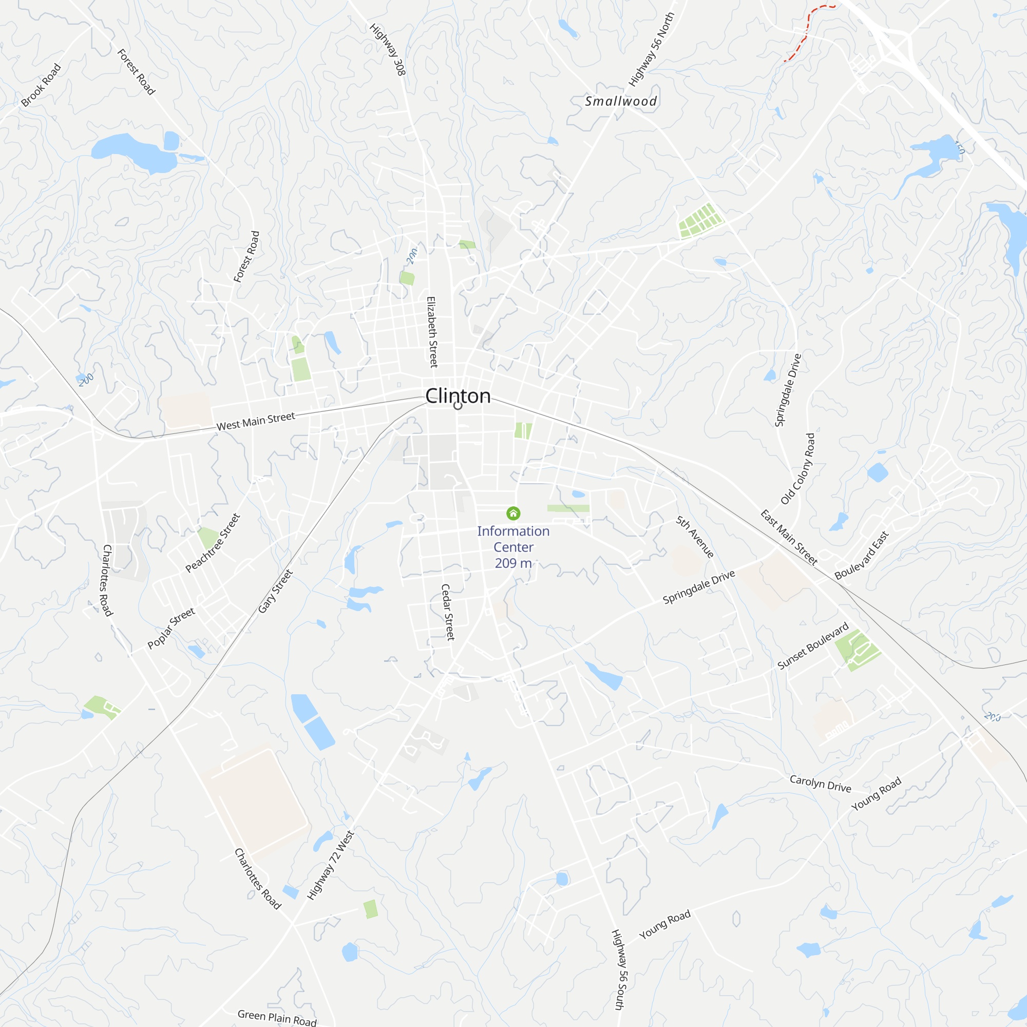 Information Center map