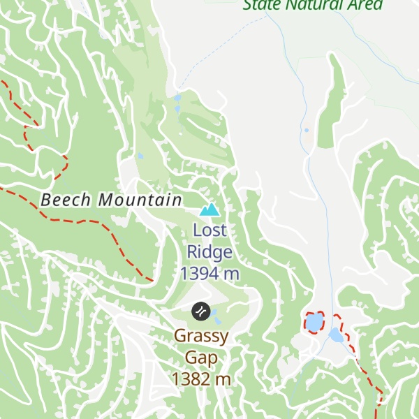 Map of Lost Ridge