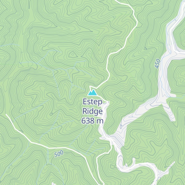 Map of Estep Ridge