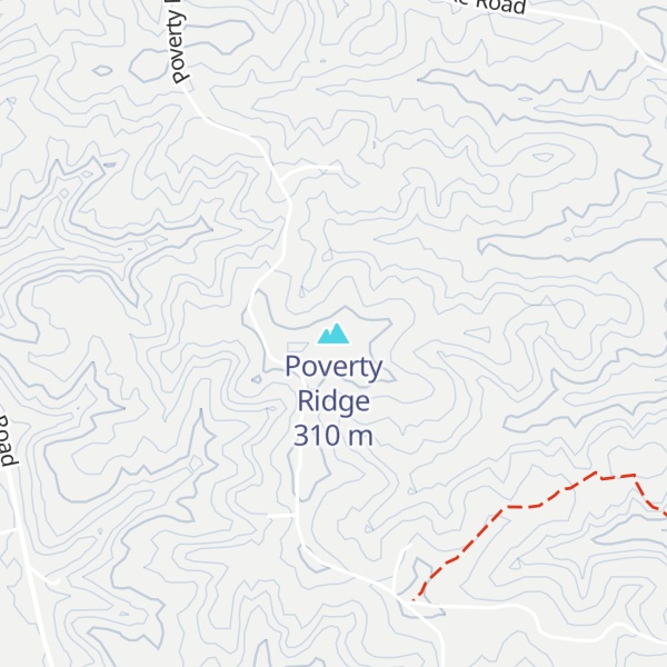 Map of Poverty Ridge