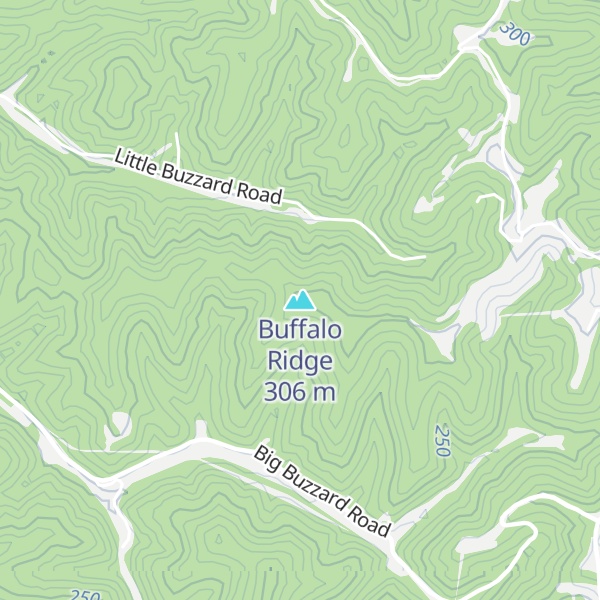Map of Buffalo Ridge