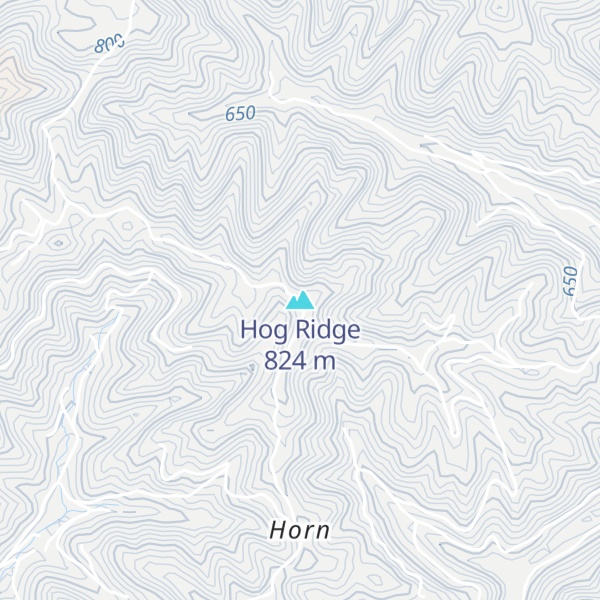 Map of Hog Ridge