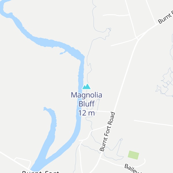 Map of Magnolia Bluff