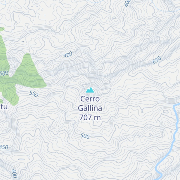 Map of Cerro Gallina