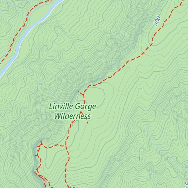 Map of Shortoff Mountain
