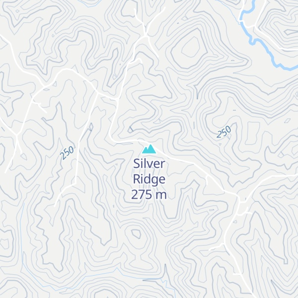 Map of Silver Ridge