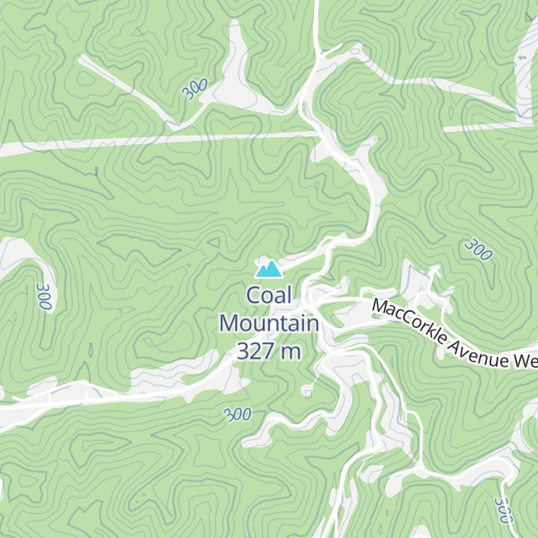 Map of Coal Mountain