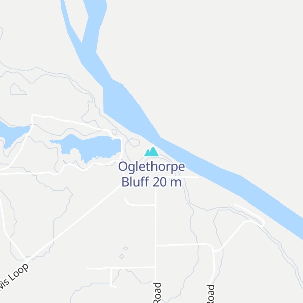 Map of Oglethorpe Bluff