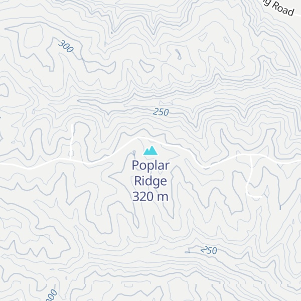 Map of Poplar Ridge